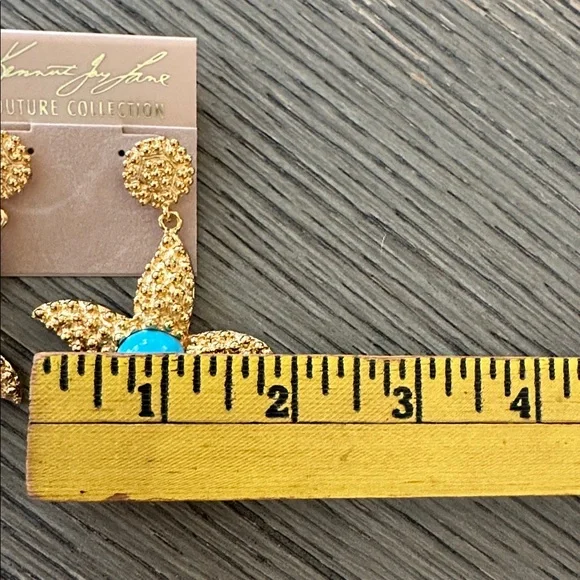 NWT Kenneth Jay Lane starfish earrings - Picture 6 of 6